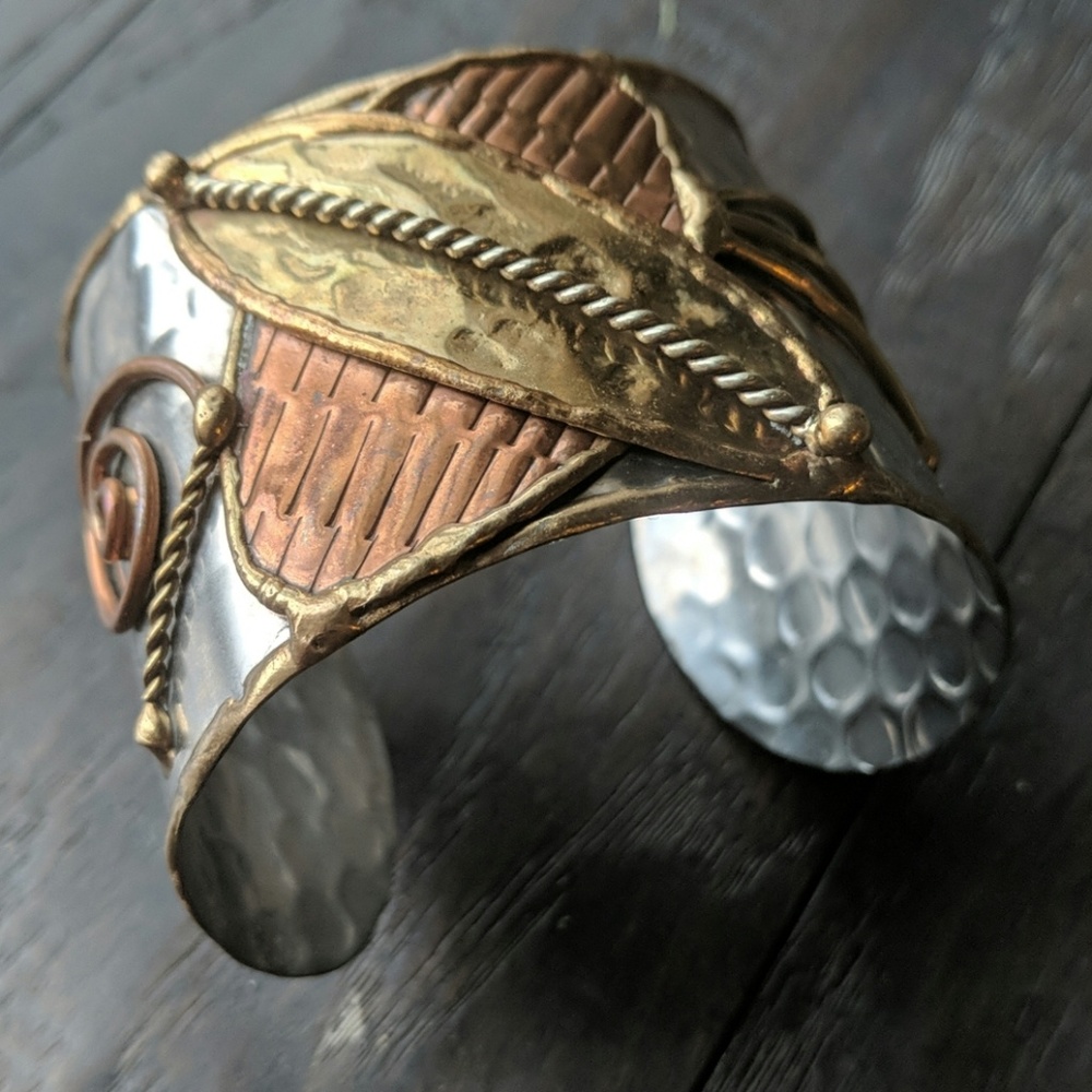 Mixed Metal Cuff